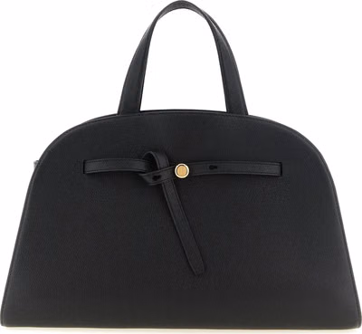 Black Cowhide Crossbody Bag