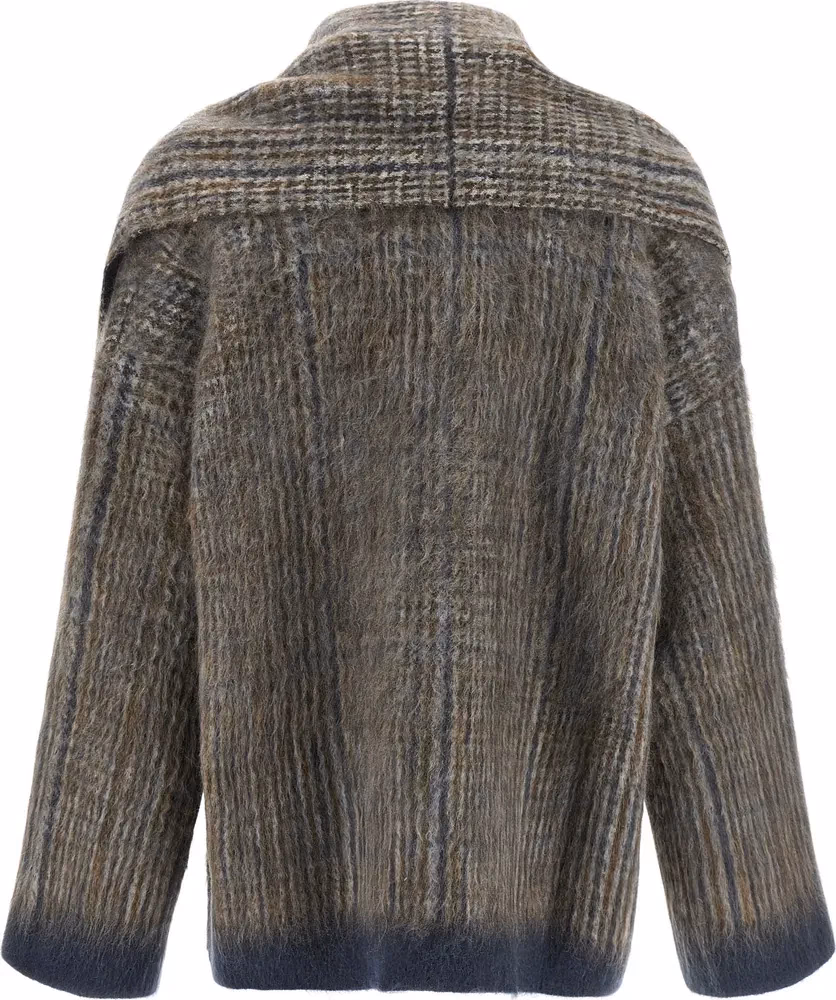 Brunello Cucinelli Gray Wool Cardigan