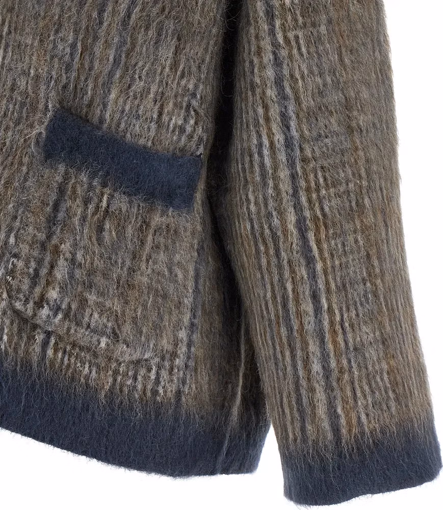 Brunello Cucinelli Gray Wool Cardigan
