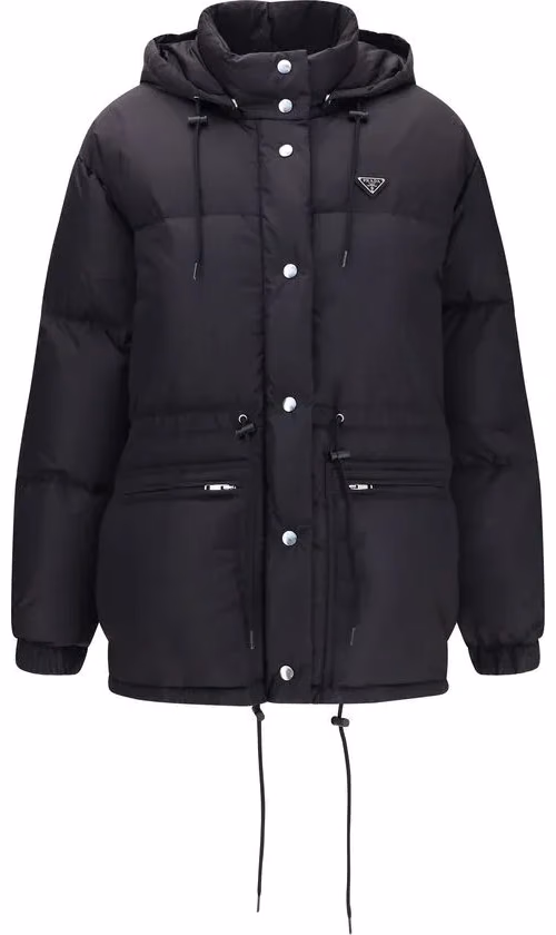 Prada Black Goose Down Parka