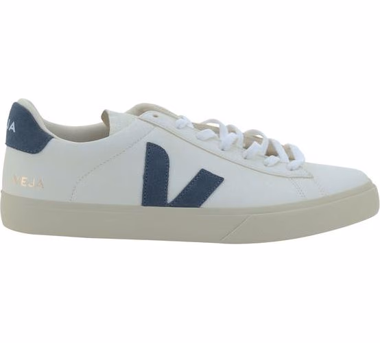 Veja White Calf Leather Bos Taurus Sneakers
