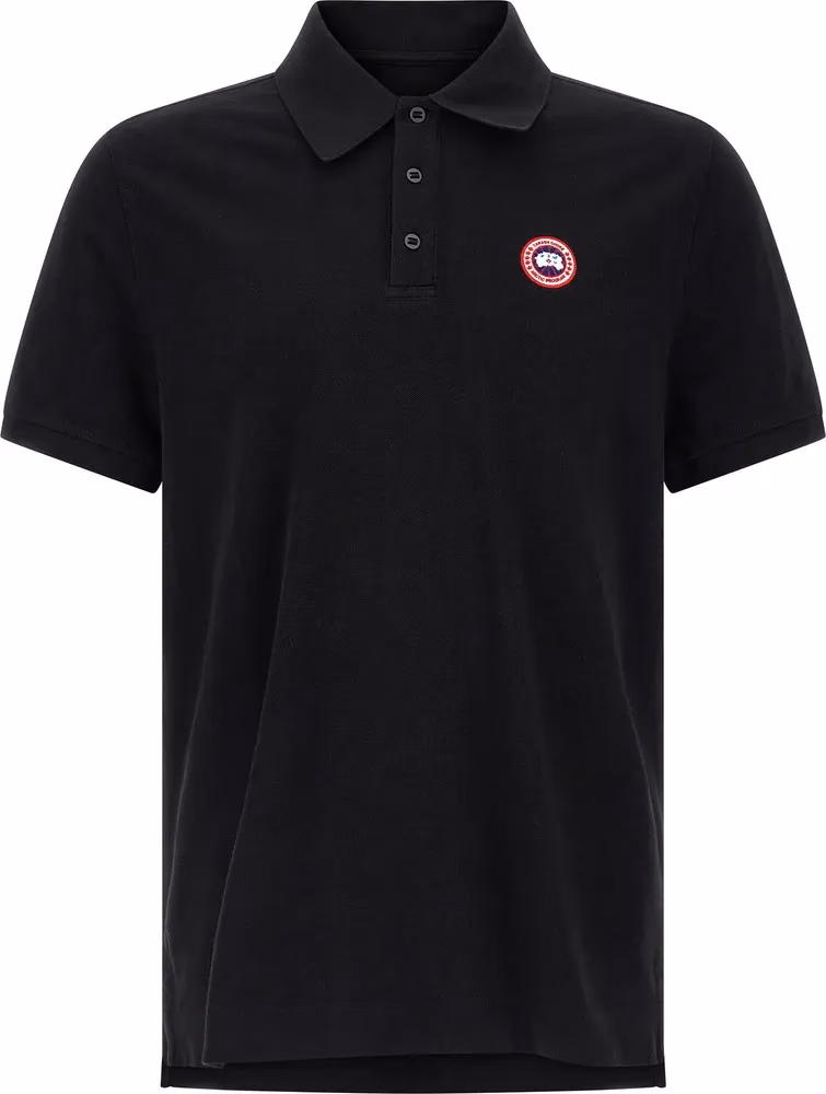 Canada Goose Black Cotton Polo Shirt