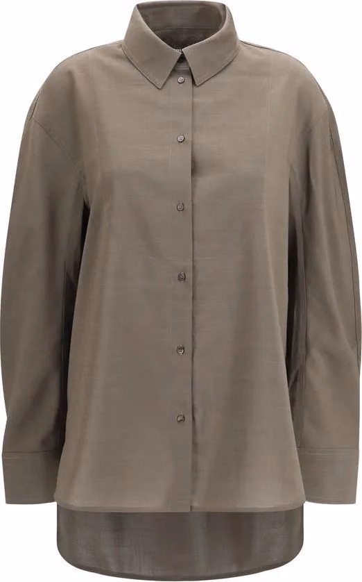 Jacquemus Gray Cotton Shirt