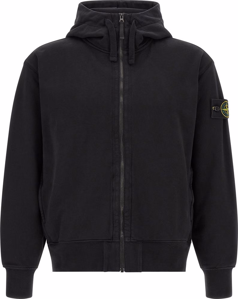 Stone Island Black Cotton Sweatshirt