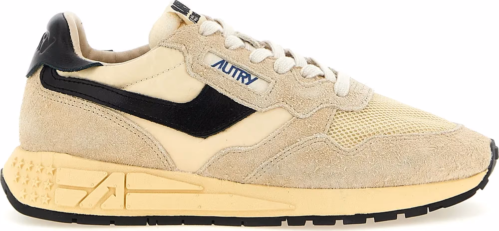 Autry Black Nylon Athletic Sneakers