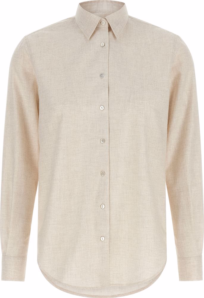 XACUS Beige Cotton Blouse