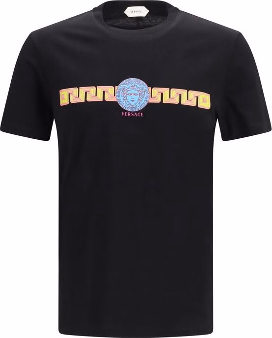 Versace Black Cotton T-Shirt