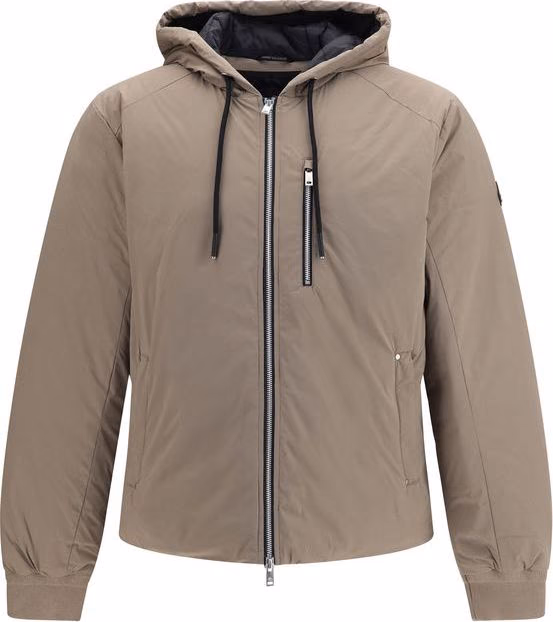 Moose Knuckles Beige Nylon Full-Length Jacket