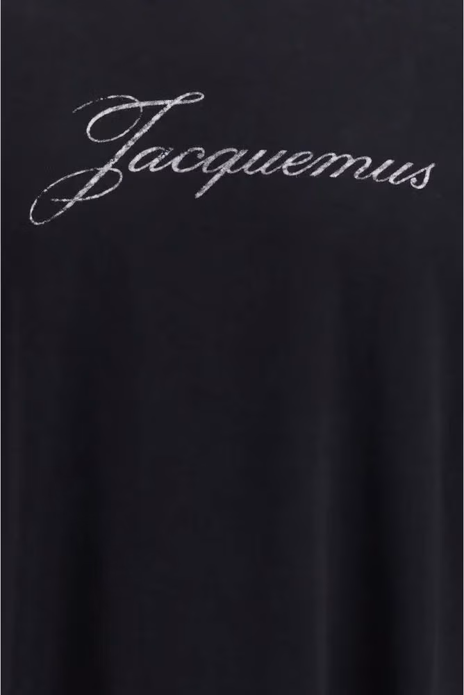 Jacquemus Black Cotton Long Sleeve T-Shirt