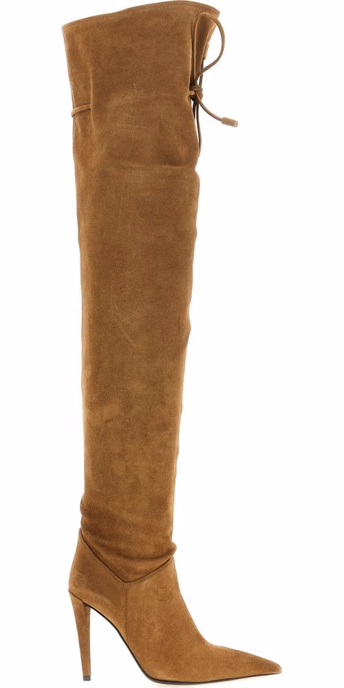 Giuseppe Zanotti Brown Calfskin Over The Knee