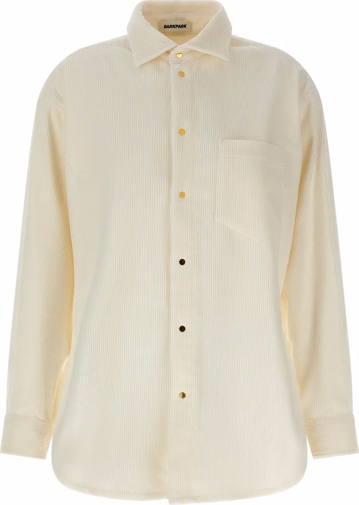 Darkpark White Cotton Blouse