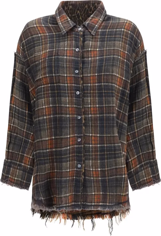 R13 Multicolor Cotton Pattern Shirt