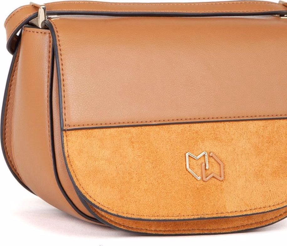 MIRIADE Black Polyester Crossbody Bag