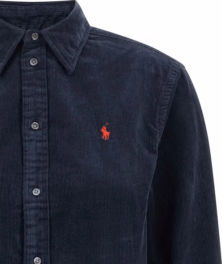 Polo Ralph Lauren Blue Cotton Blouse