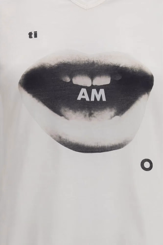 Fendi White Cotton T-Shirt