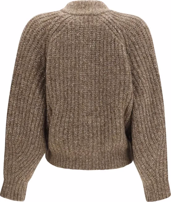 Brunello Cucinelli Brown Cashmere Cardigan