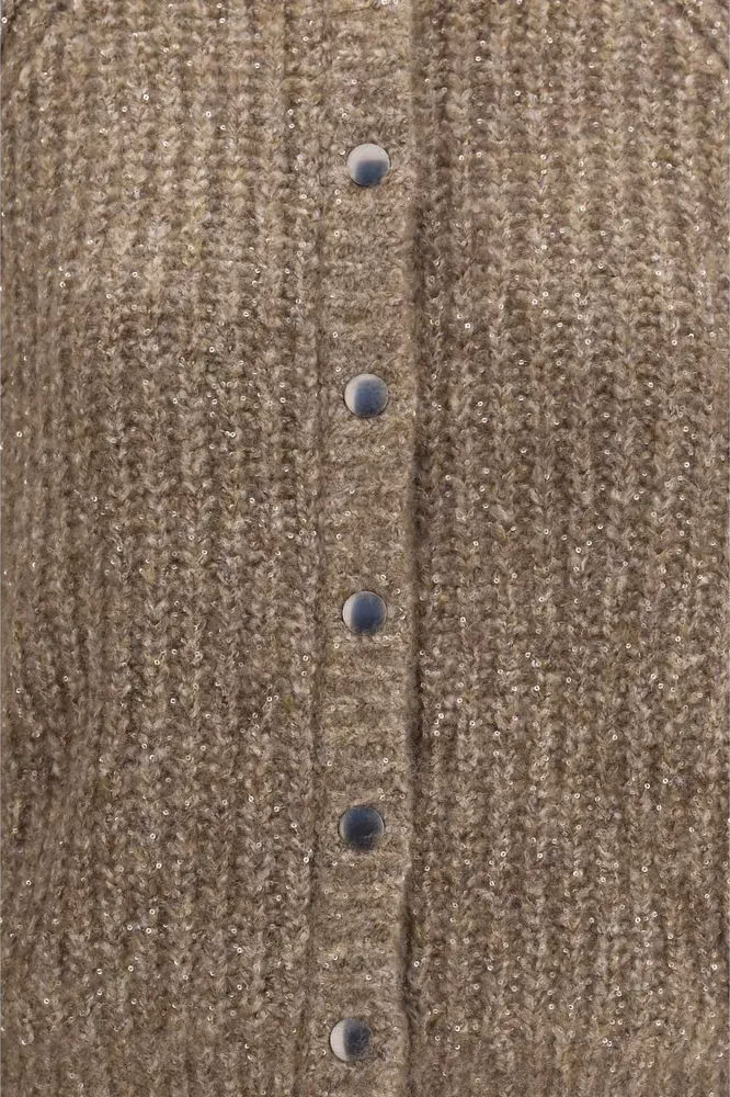 Brunello Cucinelli Brown Cashmere Cardigan