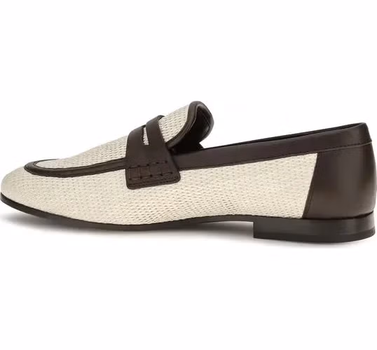 Brunello Cucinelli Beige Polyamide Slip-On Loafers