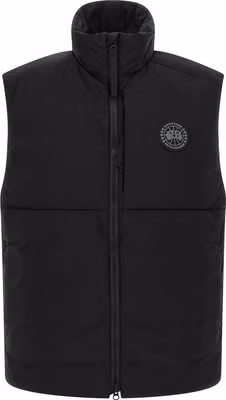 Black Polyamide Sleeveless Jacket