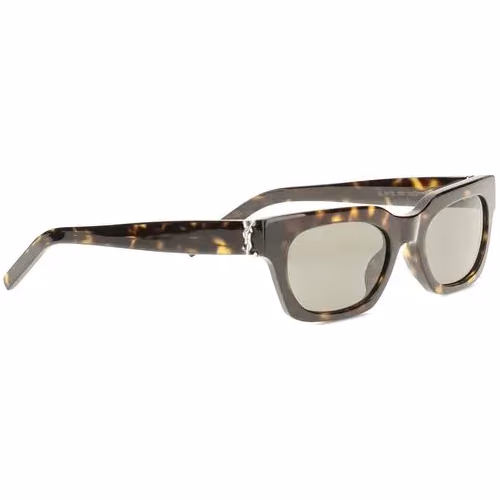 Saint Laurent Brown Acetate Sunglasses