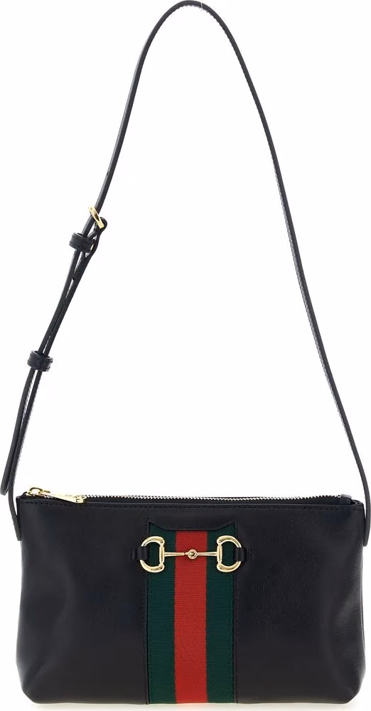 Gucci Black Calfskin Shoulder Bag
