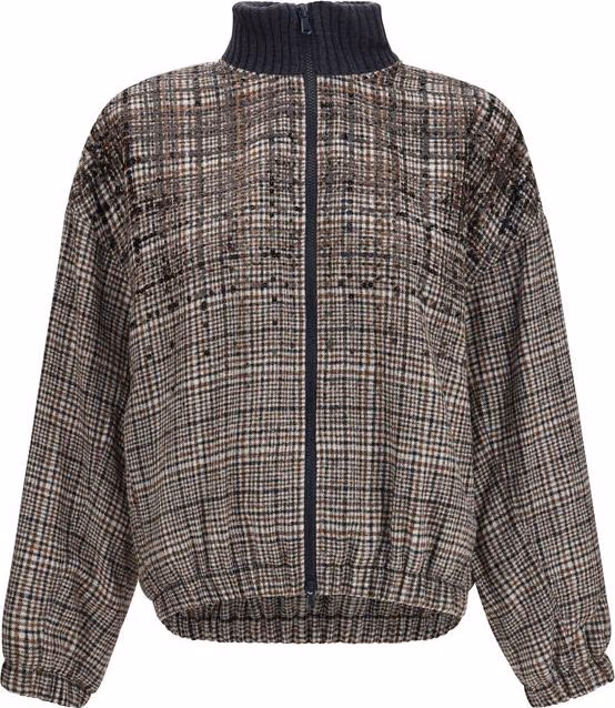 Brunello Cucinelli Beige Polyamide Full-Length Jacket
