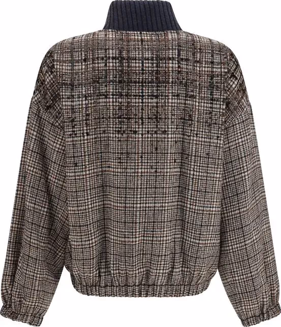 Brunello Cucinelli Beige Polyamide Full-Length Jacket