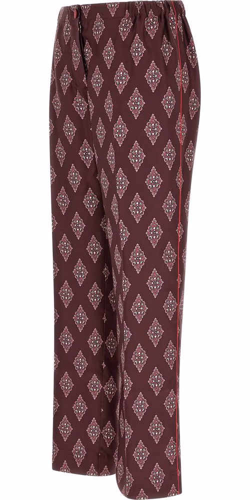 F.R.S. - FOR RESTLESS SLEEPERS Multicolor Silk Casual Pants