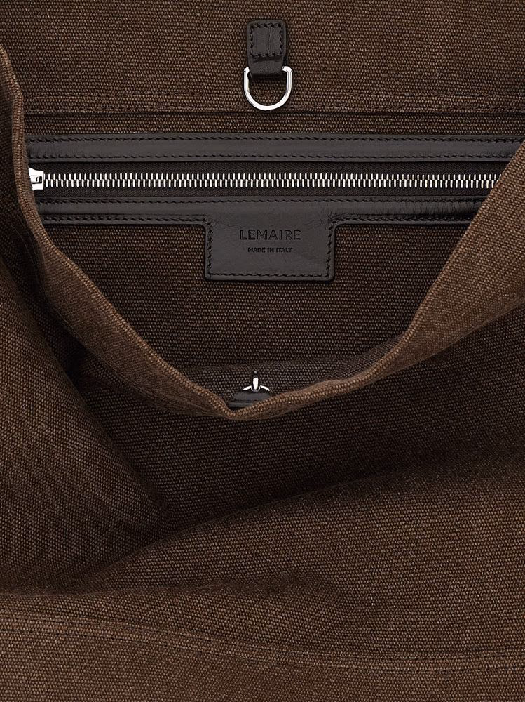 Lemaire Brown Cotton Handbag