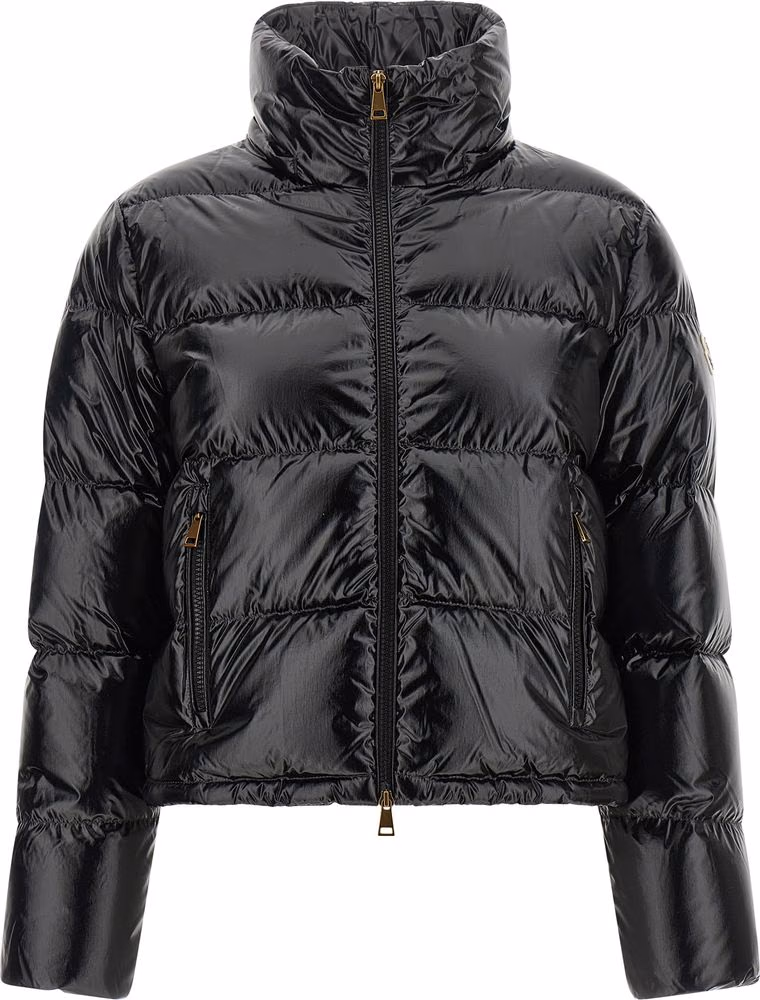 Moncler Black Polyamide Full-Length Jacket