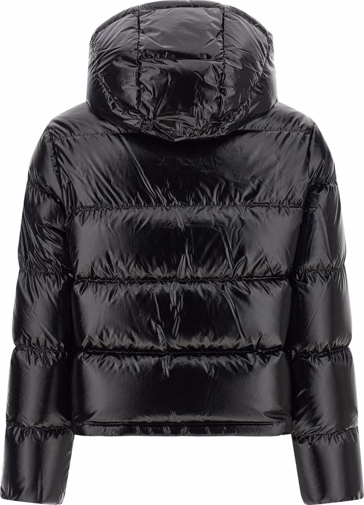 Moncler Black Polyamide Full-Length Jacket