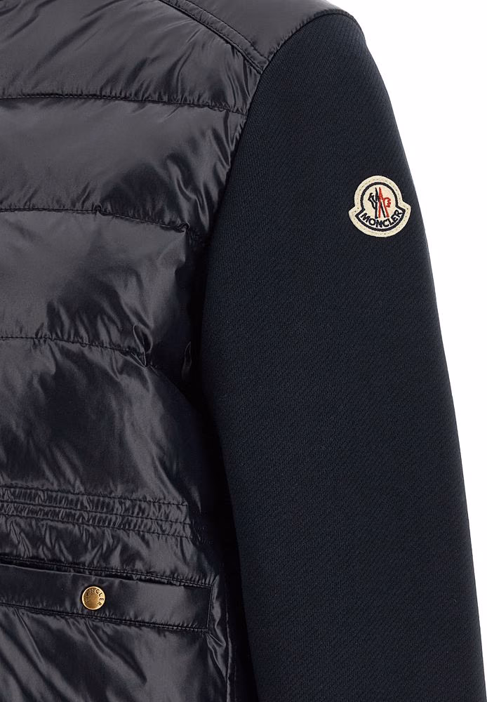 Moncler Blue Polyamide Cardigan