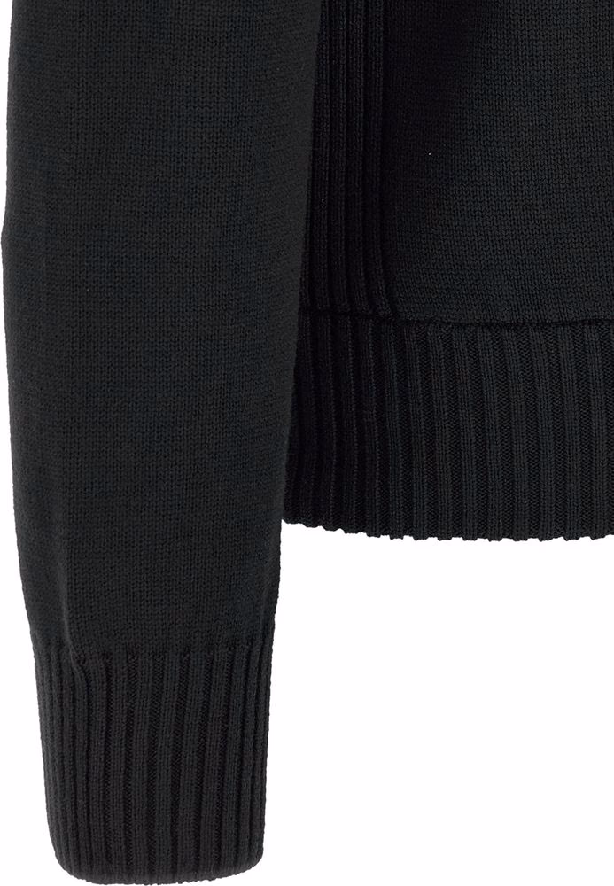 Moncler Black Polyester Cardigan