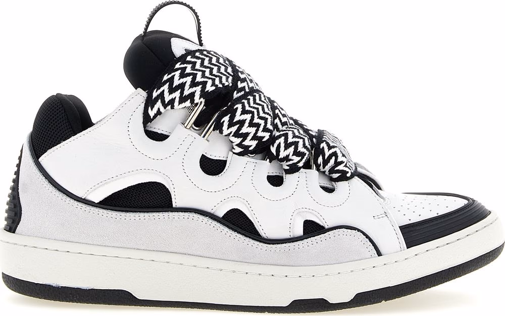 Lanvin Bicolor Calfskin Chunky Sneakers
