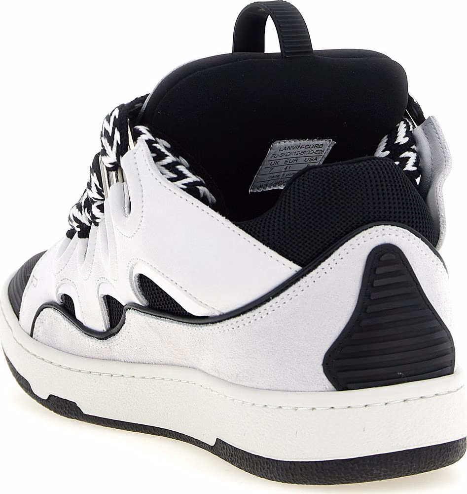 Lanvin Bicolor Calfskin Chunky Sneakers