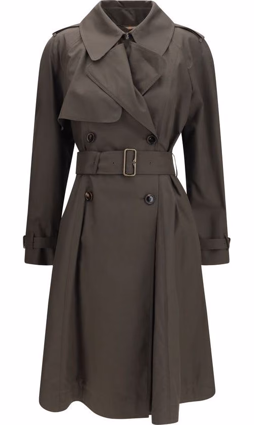Burberry Bicolor Cotton Coat