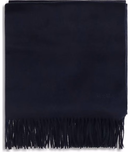 Max Mara Blue Cashmere Scarf