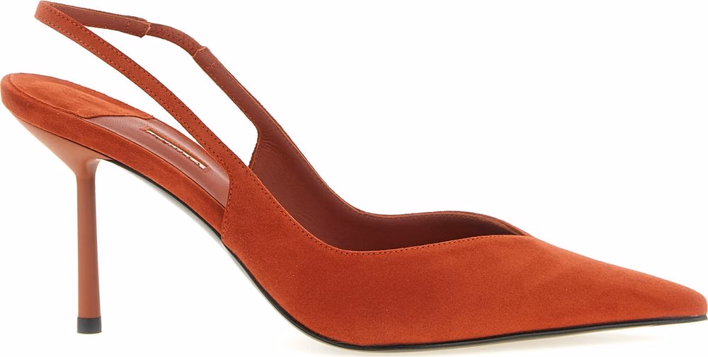 LE SILLA Blue Lambskin High Heel Pumps