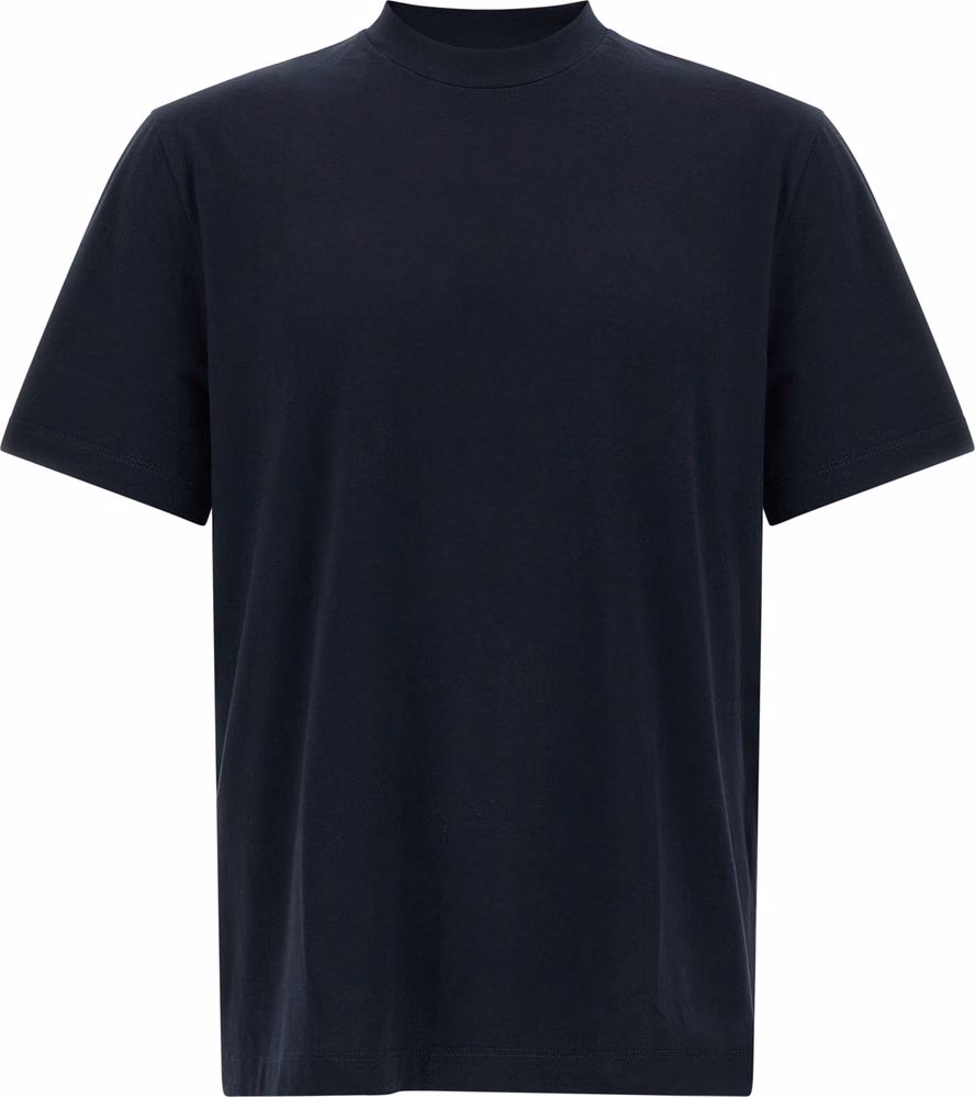 Brioni Blue Cotton T-Shirt