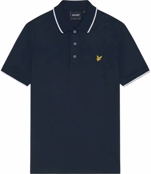 Lyle & Scott Blue Cotton Polo Shirt
