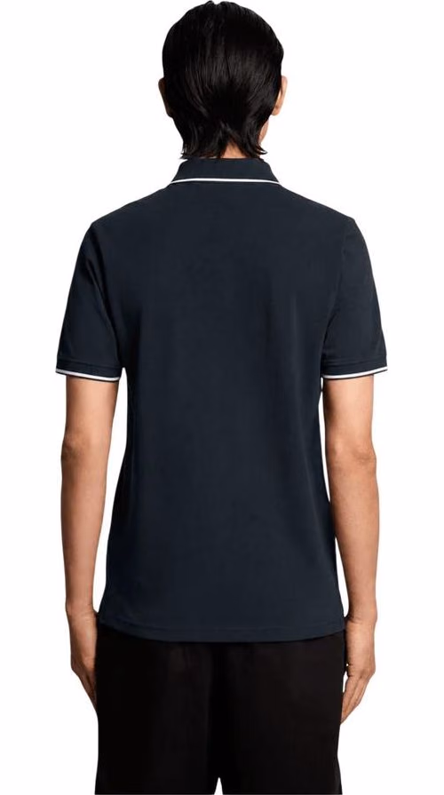 Lyle & Scott Blue Cotton Polo Shirt