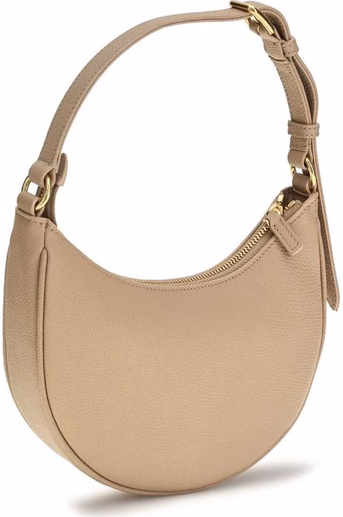 Valentino Garavani Beige Calf Leather Bos Taurus Shoulder Bag