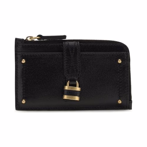 Chloé Black Calf Leather Bos Taurus Wallet