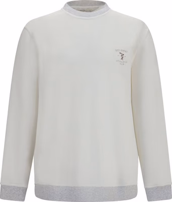 White Cotton Sweatshirt