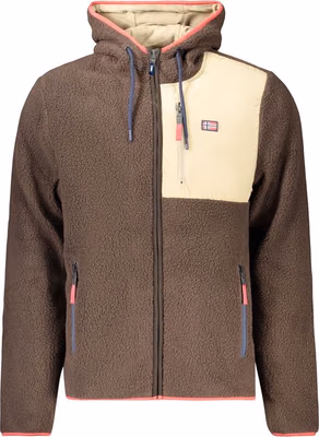 Brown Polyester Men's Sweatshirt