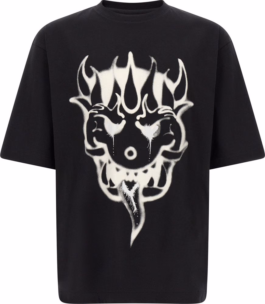 Y-3 Black Cotton T-Shirt