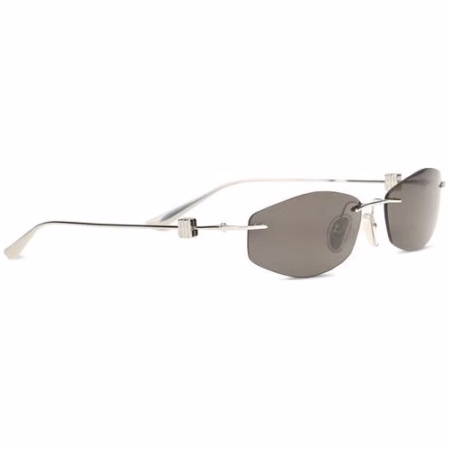Balenciaga Silver Metal Sunglasses