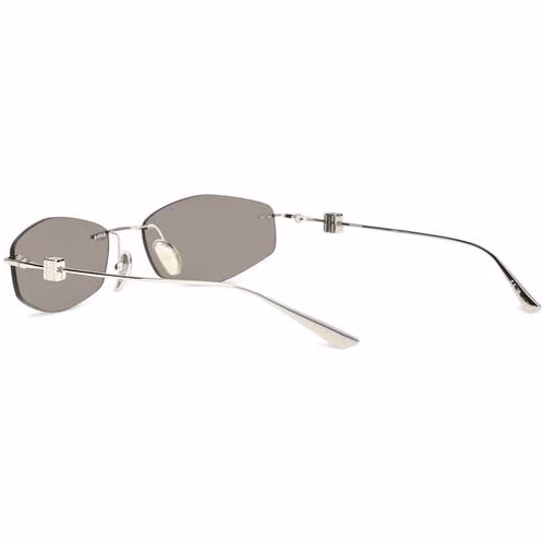 Balenciaga Silver Metal Sunglasses