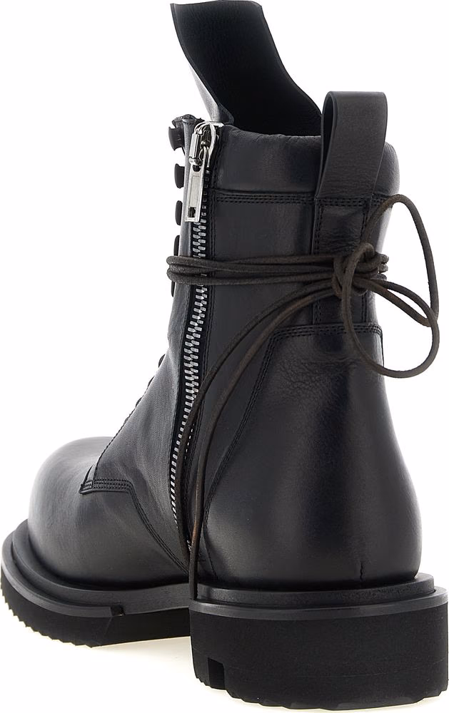 Rick Owens Black Calfskin Chelsea Boots