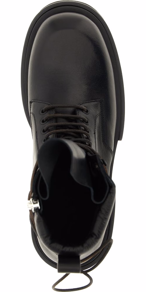 Rick Owens Black Calfskin Chelsea Boots
